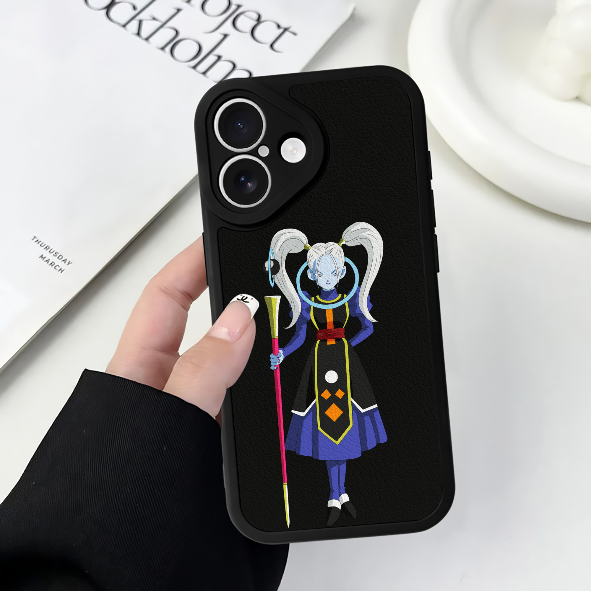 （画像用） ドラゴンボール DRAGON BALL 【iPhone 16シリーズ対応】シリコンスマホケース（レザー調） 材質：シリコン